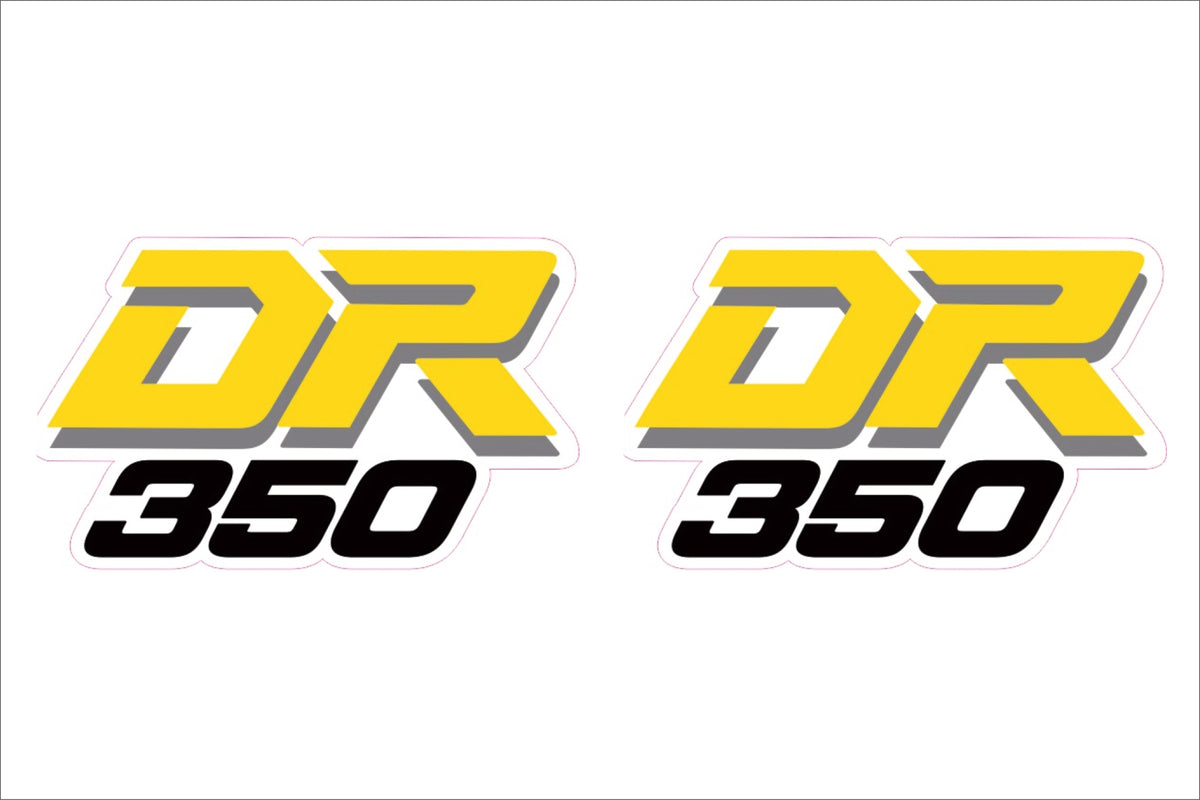 Tankaufkleber Replika Suzuki DR 350 (1 Paar) perforiert