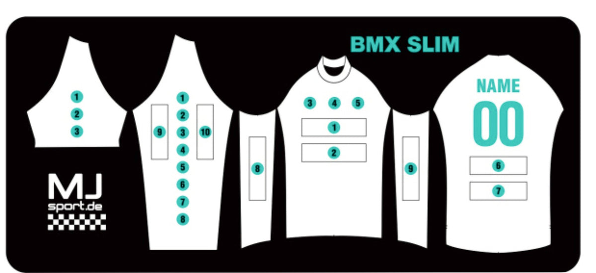 Trikot BMX Slim 116