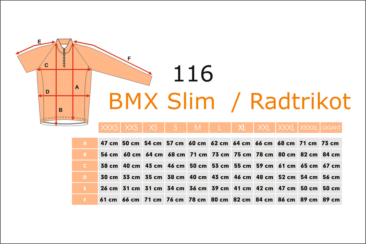 Trikot BMX Slim 116