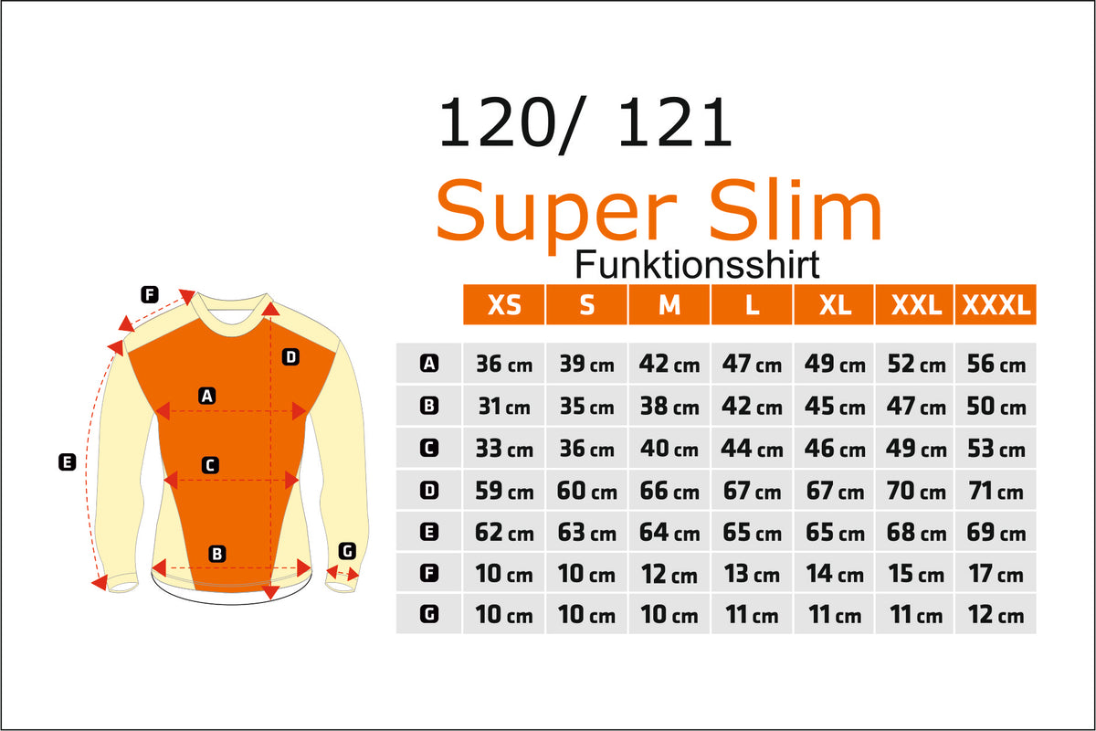 Trikot Super Slim 120