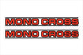 Schwingenaufkleber Replika Mono Cross (1 Paar)