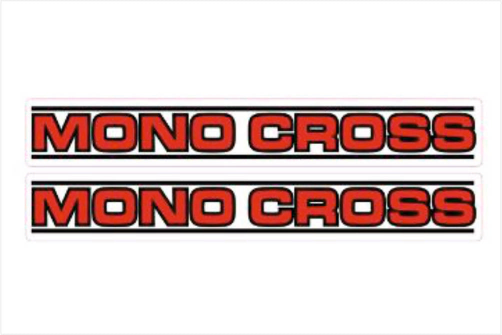 Schwingenaufkleber Replika Mono Cross (1 Paar)