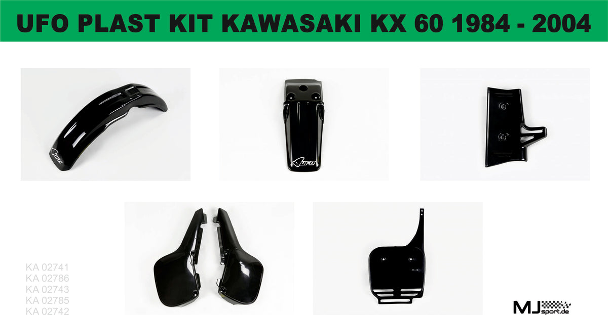 UFO Plastik Kit Kawasaki KX 60 1984 - 2004