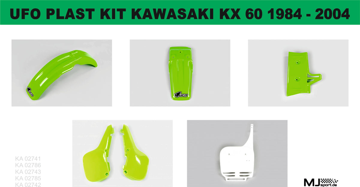 UFO Plastik Kit Kawasaki KX 60 1984 - 2004