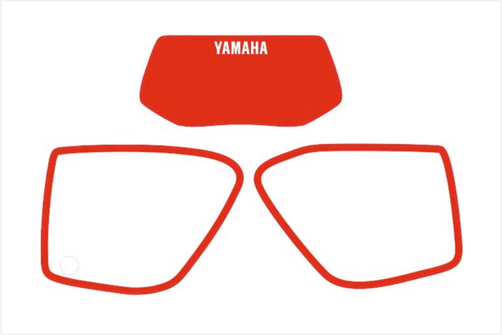 Startnummernaufkleber Replika Yamaha TT 600 1984 - 1992